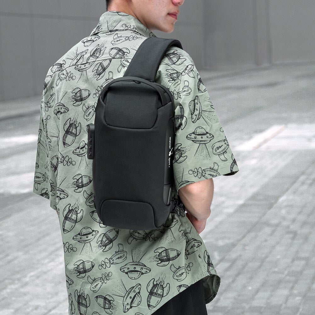 Protector Chest Bag™ | Anti-theft lock, unique design, USB built-in port.