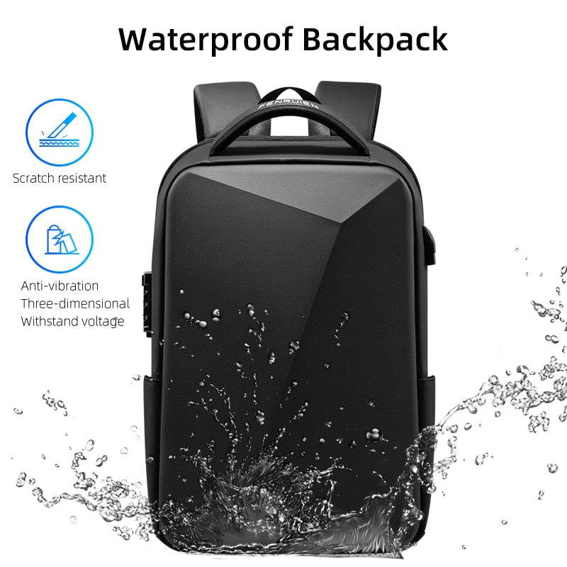 LaDolce Stylish Backpack Waterproof with USB charging port anti